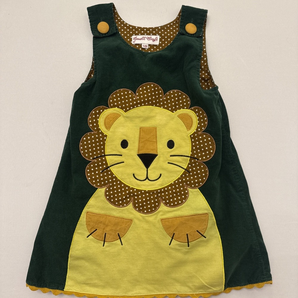 Powell Craft Lion Toddler Dress Size 1-2years